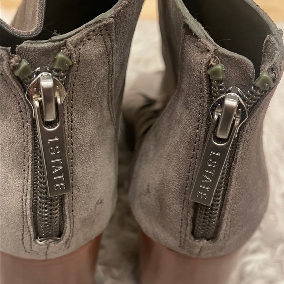 1. State Taupe Suede Ankle Booties brand new women’s 7.5 - Picture 4 of 12
